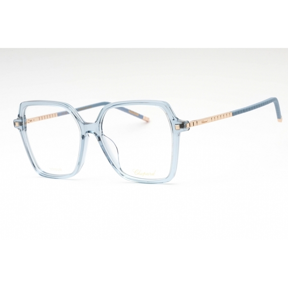 NWT CHOPARD VCH348M 06NA Transparent Blue Eyeglasses - Picture 1 of 2